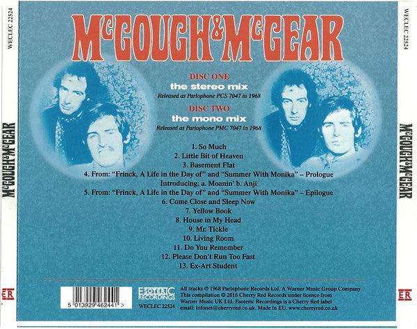 McGough & McGear : McGough & McGear (CD, Album, RE, RM + CD, Album, Mono, RE, RM)