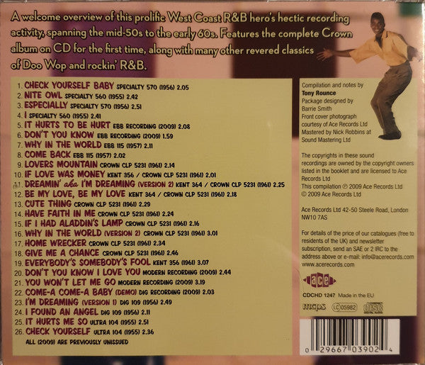 Tony Allen (5) : Here Comes The Nite Owl! West Coast R&B And Doo Wop 1954-61 (CD, Comp, RM)