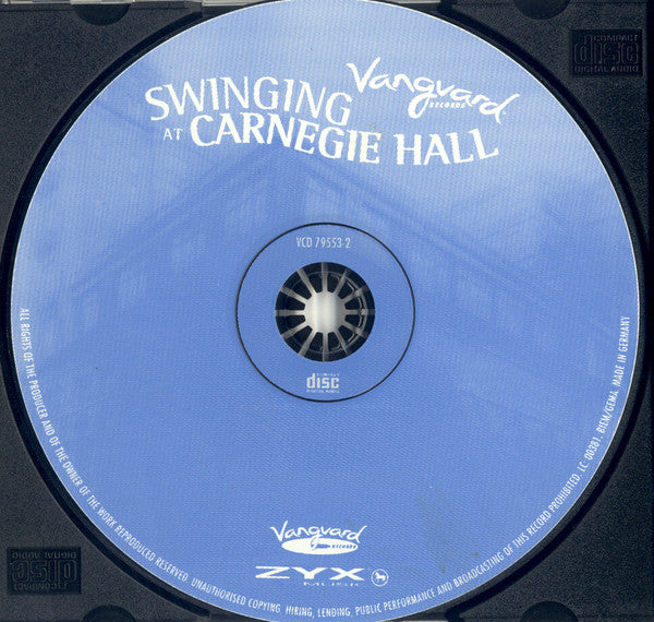 Various : Swinging At Carnegie Hall (CD, Album, Comp)