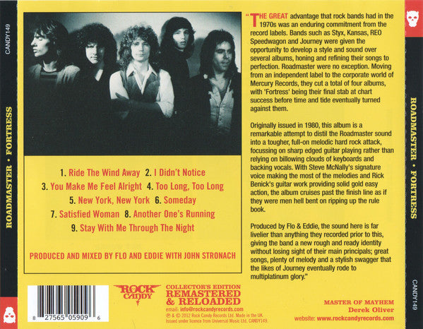 Roadmaster (2) : Fortress (CD, Album, RE, RM)