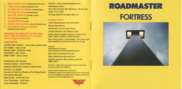 Roadmaster (2) : Fortress (CD, Album, RE, RM)