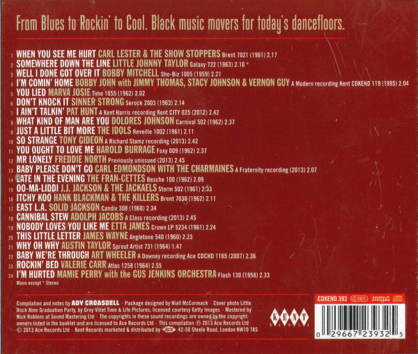 Various : New Breed Blues With Black Popcorn (CD, Comp, Mono)