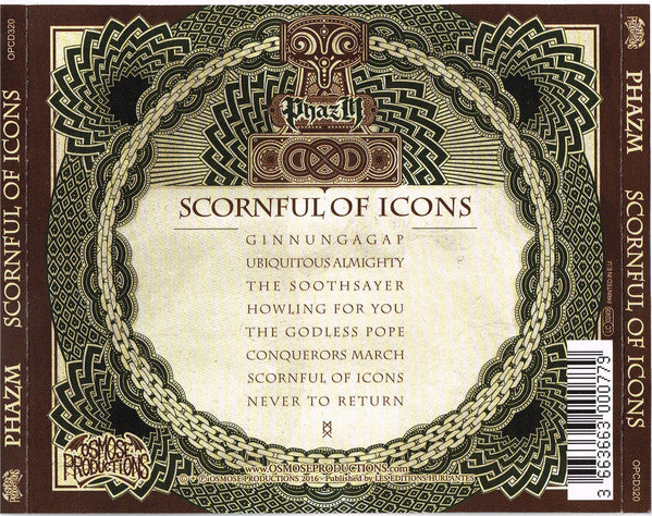 Phazm : Scornful Of Icons (CD, Album)