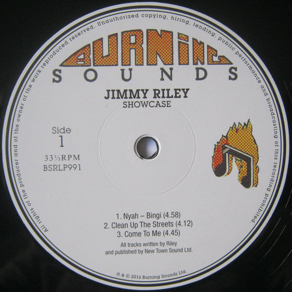 Jimmy Riley : Showcase (LP, Album, Ltd, RE, 180)