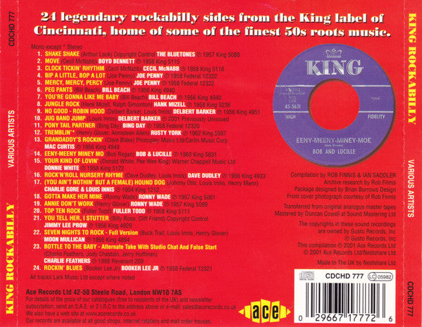 Various : King Rockabilly (CD, Comp)