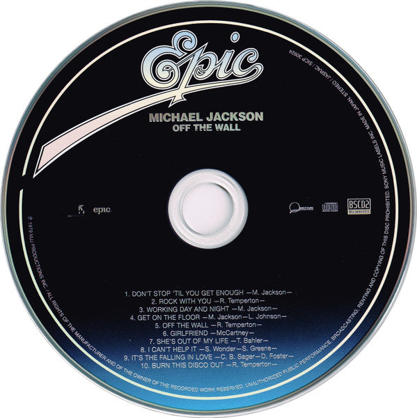 Michael Jackson : Off The Wall (CD, Album, RE, RM, Blu + Blu-ray + Dlx, Ltd)