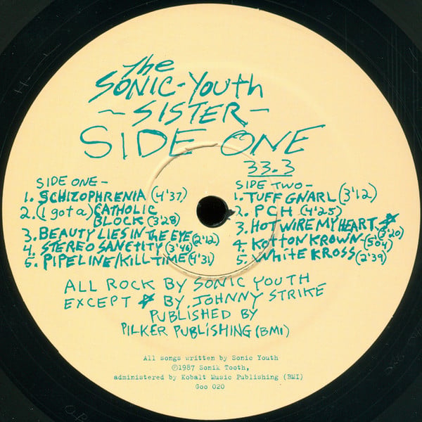 Sonic Youth : Sister (LP, Album, RE)