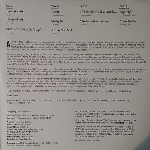 Jeff Buckley : You And I (2xLP, Album, 180)