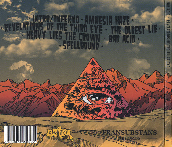 Bad Acid (2) : Revelations Of The Third Eye (CD, Album, Dig)