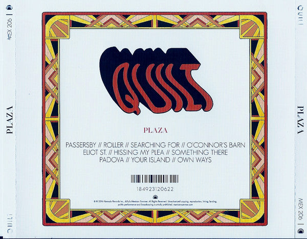 Quilt (2) : Plaza (CD, Album)