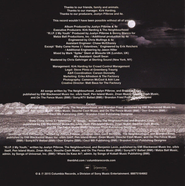The Neighbourhood (3) : Wiped Out! (CD, Album)