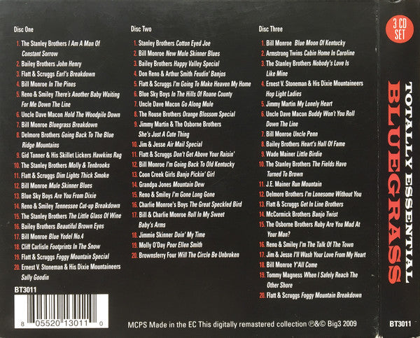 Various : Totally Essential Bluegrass (3xCD, Comp)