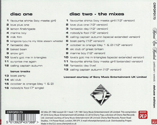 Haircut One Hundred : Pelican West (2xCD, Album, Dlx, RM)