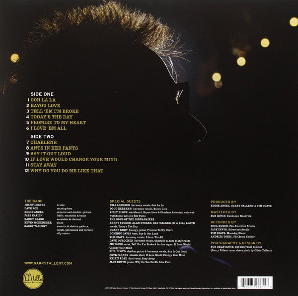 Garry Tallent : Break Time (LP, Album)