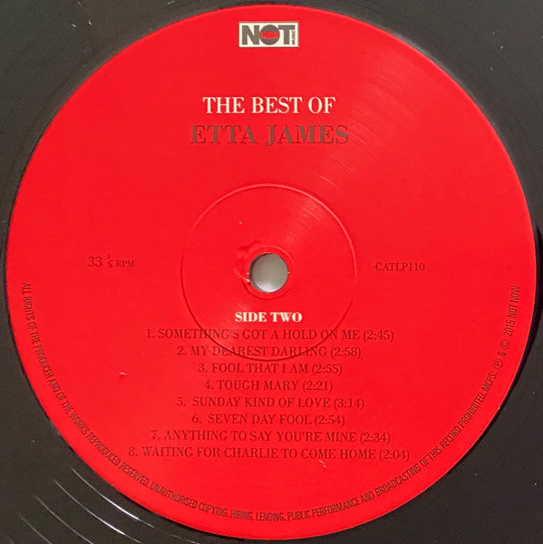 Etta James : The Best Of (LP, Comp, RE)