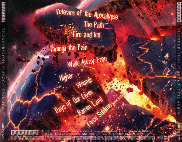 Thunderstone : Apocalypse Again  (CD, Album)