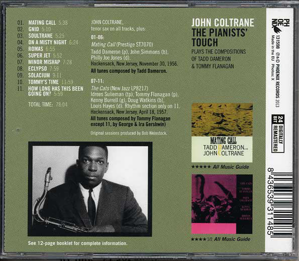 John Coltrane : The Pianists' Touch - Plays The Compositions Of Tadd Dameron & Tommy Flanagan (CD, Comp)