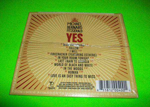 Michael Bernard Fitzgerald : Yes (CD, Album)