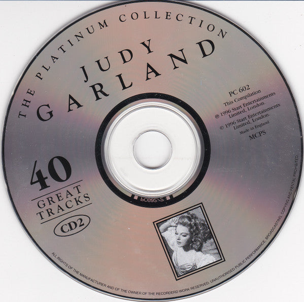 Judy Garland : The Platinum Collection - 40 Great Tracks (2xCD, Comp, Box)