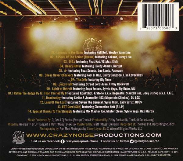DJ Dez & DJ Butter : A Piece Of The Action (CD, Album)