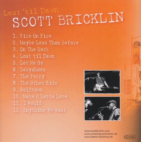 Scott Bricklin : Lost 'til Dawn (CD, Album)