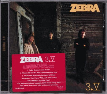 Zebra (8) : 3.V (CD, Album, RE, RM)
