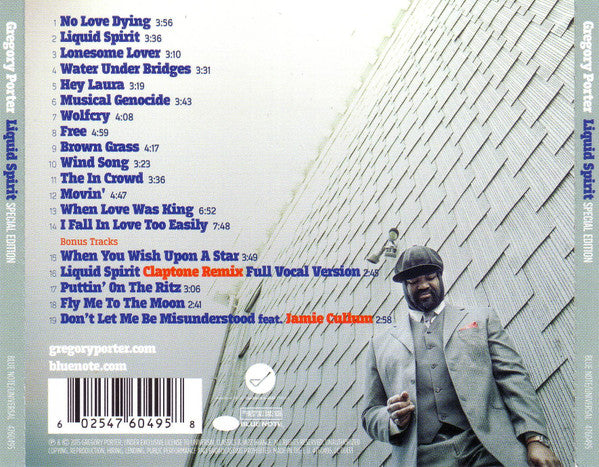 Gregory Porter : Liquid Spirit (CD, Album, S/Edition)