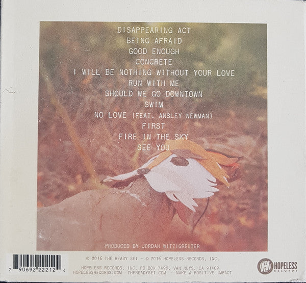 The Ready Set : I Will Be Nothing Without Your Love (CD, Album)