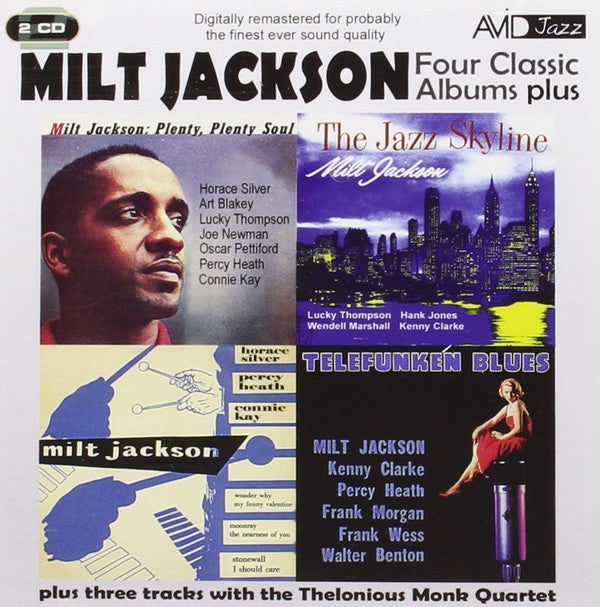 Milt Jackson : Four Classic Album Plus (Plus Three Tracks With The Thelonious Monk Quartet) (2xCD, Comp, RM)
