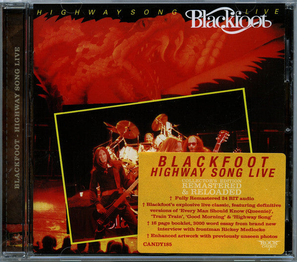 Blackfoot (3) : Highway Song Live (CD, Album, RE, RM)