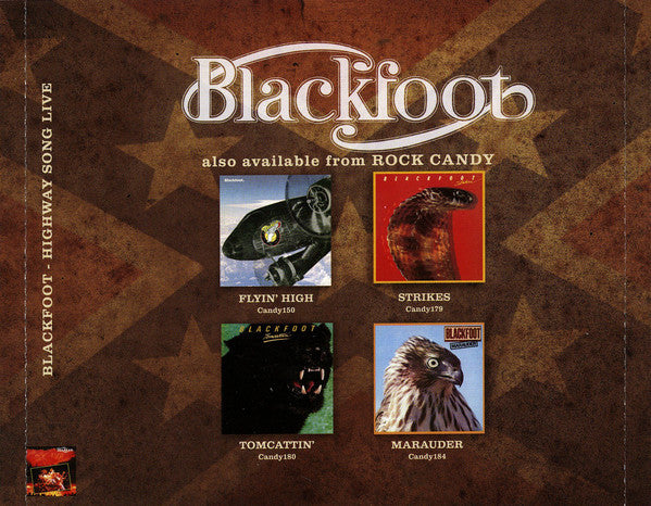 Blackfoot (3) : Highway Song Live (CD, Album, RE, RM)