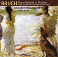 Max Bruch, Goldner String Quartet, Piers Lane : Piano Quintet In G Minor • String Quartet No 1 • Swedish Dances Op 63 (CD)