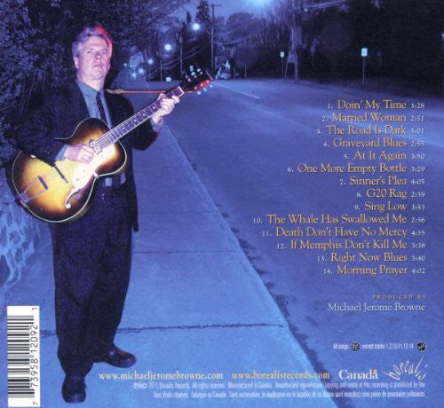 Michael Jerome Browne : The Road Is Dark (CD, Album)