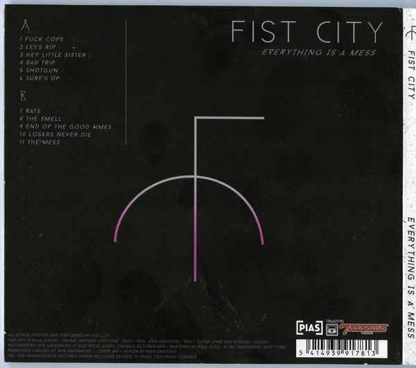 Fist City : Everything Is A Mess (CD, Promo)