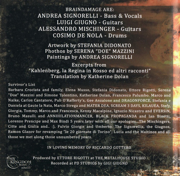 Braindamage : The Downfall (CD, Album)