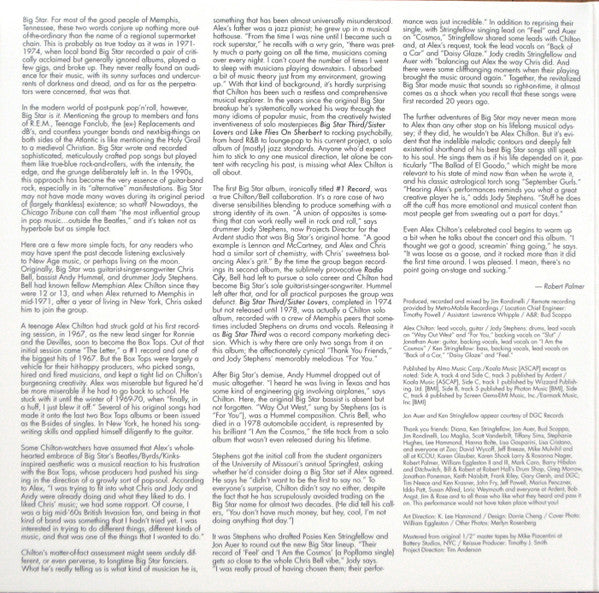 Big Star : Complete Columbia...Live At Missouri University 4/25/93 (2xLP, Album, RSD, RE, RM, Gat)