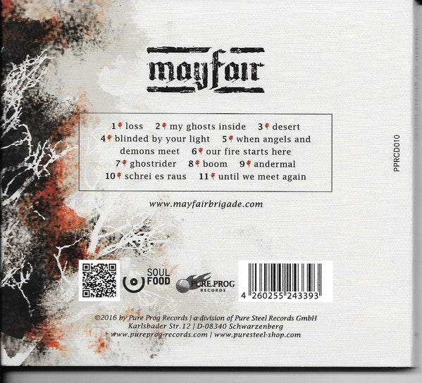 Mayfair : My  Ghosts Inside (CD, Album, Dig)