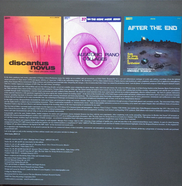 Fabio Fabor / Armando Sciascia : Infini (LP, RSD, Comp, Ltd, RM, 200)