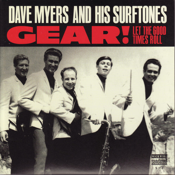 Dave Myers & The Surftones : Gear! / Let The Good Times Roll (7", Ltd, RE, Red)