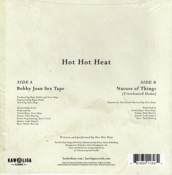 Hot Hot Heat : Nature Of Things (7", RSD, Single, Ltd, Red)