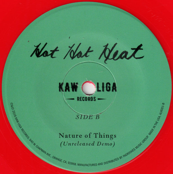 Hot Hot Heat : Nature Of Things (7", RSD, Single, Ltd, Red)