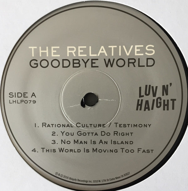 The Relatives (5) : Goodbye World (LP, Album)
