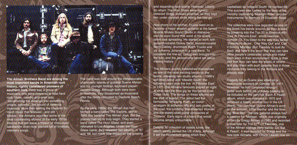 The Allman Brothers Band : Midnight Rider: The Essential Collection (CD, Album, Comp)