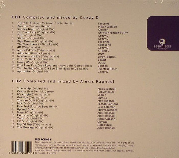 Alexis Raphael & Cozzy D : Creche Ibiza (2xCD, Mixed)