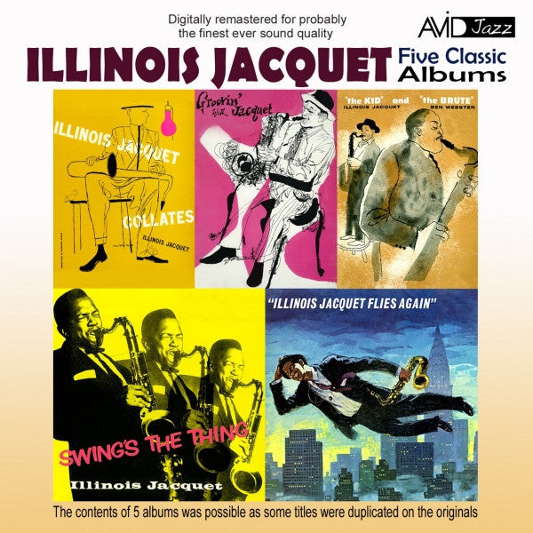 Illinois Jacquet : Five Classic Albums (2xCD, Comp)