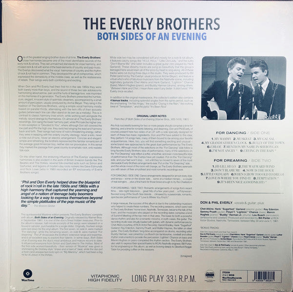 Everly Brothers : Both Sides Of An Evening (LP, Album, Ltd, RE, 180)
