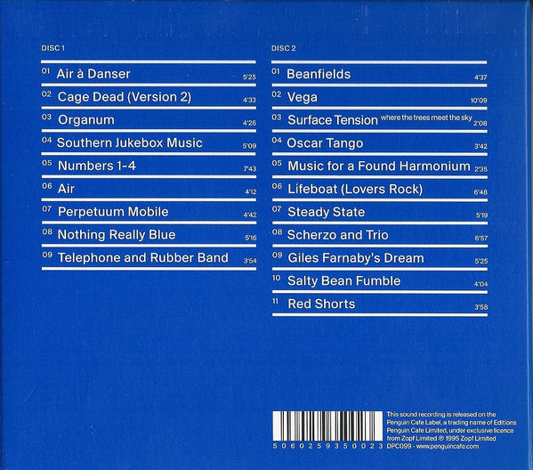 Penguin Cafe Orchestra : Concert Program (2xCD, Album, RE, RM, Dig)