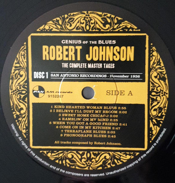 Robert Johnson : The Complete Master Takes (2xLP, Comp, Ltd, 180)