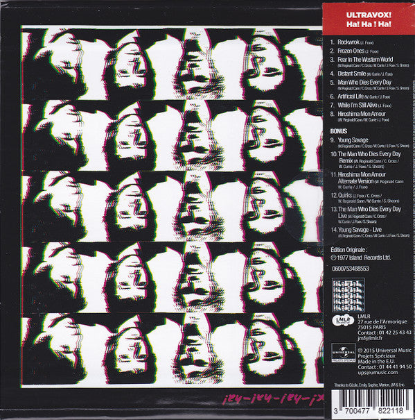 Ultravox!* : Ha! Ha! Ha! (CD, Album, Ltd, RE, RM)