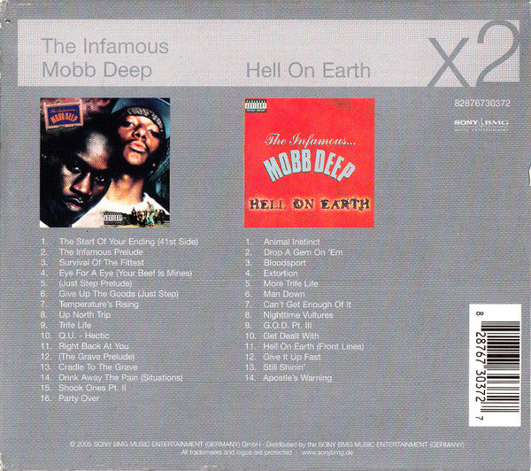 Mobb Deep : The Infamous Mobb Deep / Hell On Earth (CD, Album, RE + CD, Album, RE + Box, Comp)